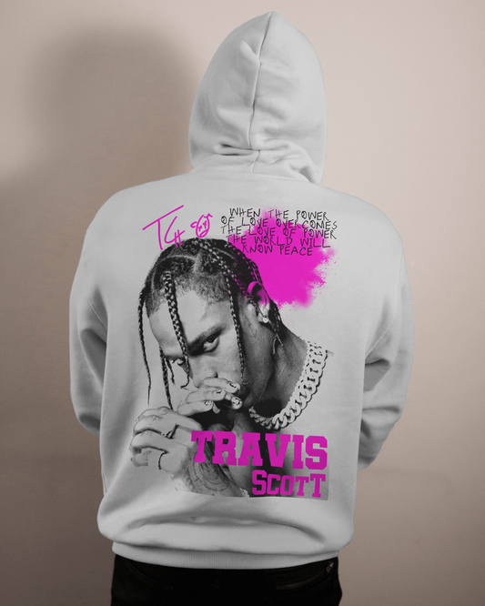 Travis Scott Black & Pink - Hoodie