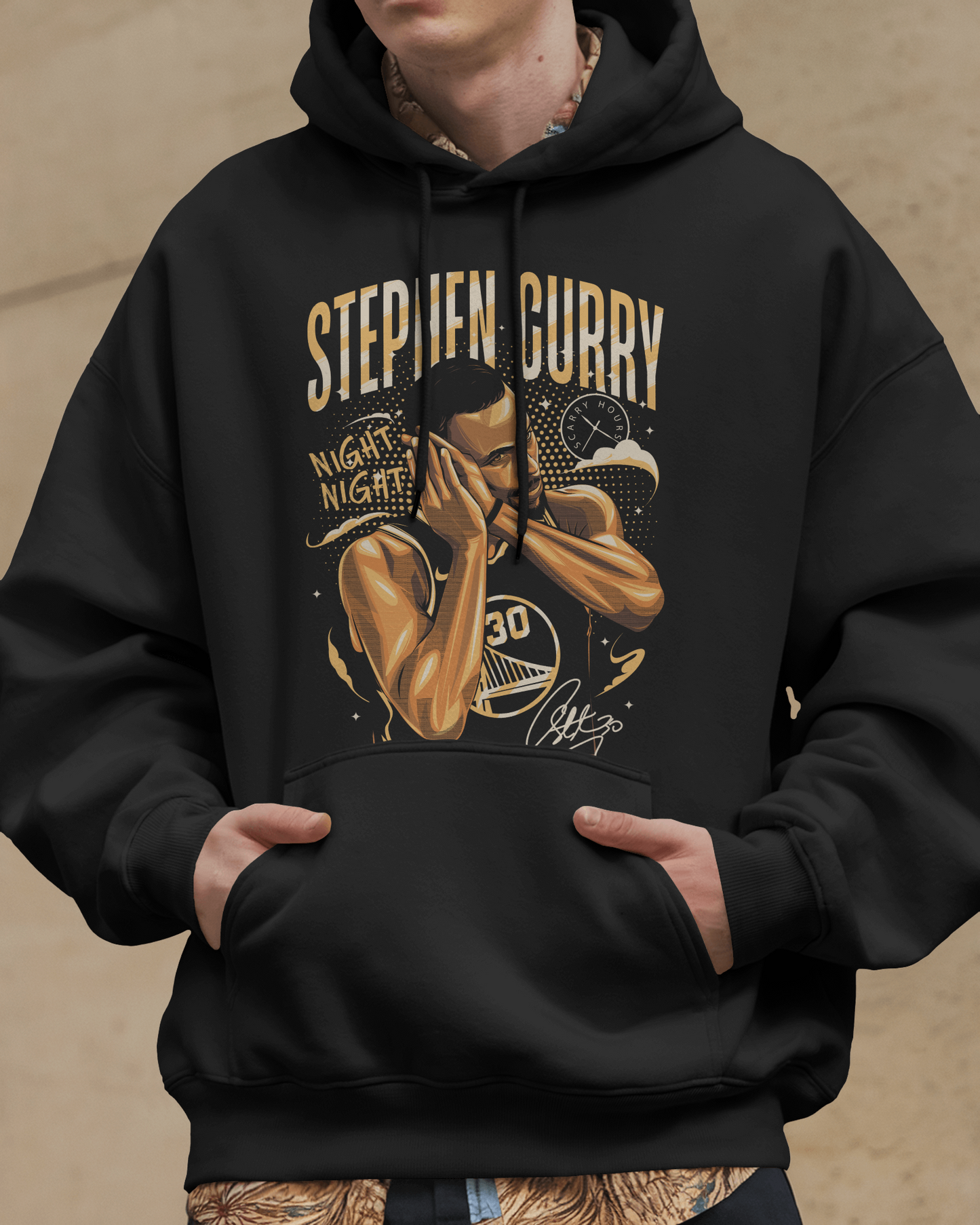 Stephen Curry Night Night Gold - Hoodie