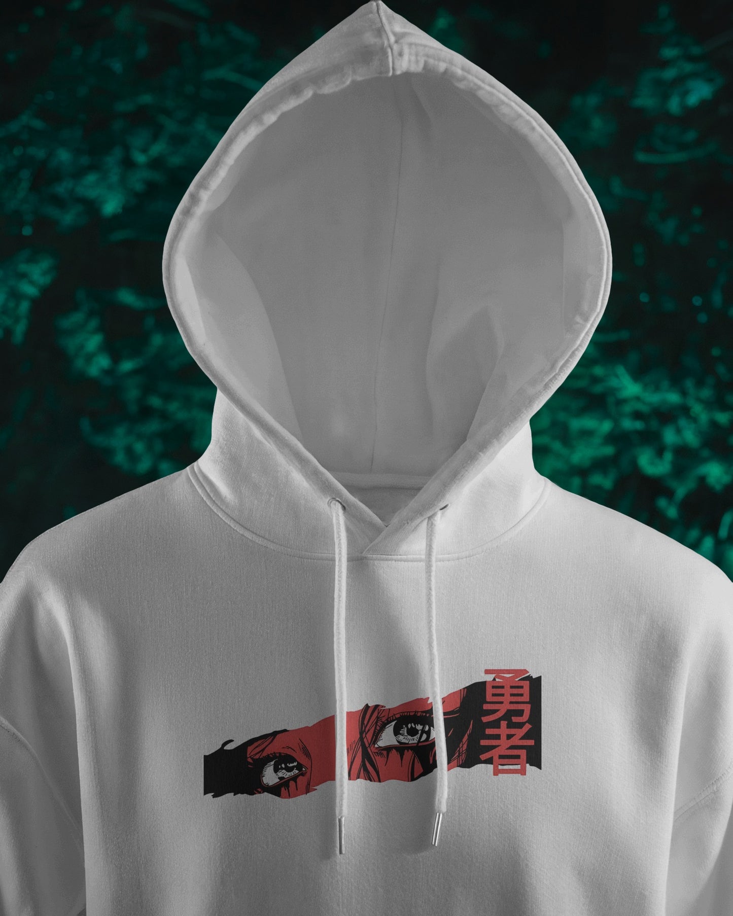 Red Slash Biker's Eyes - Hoodie