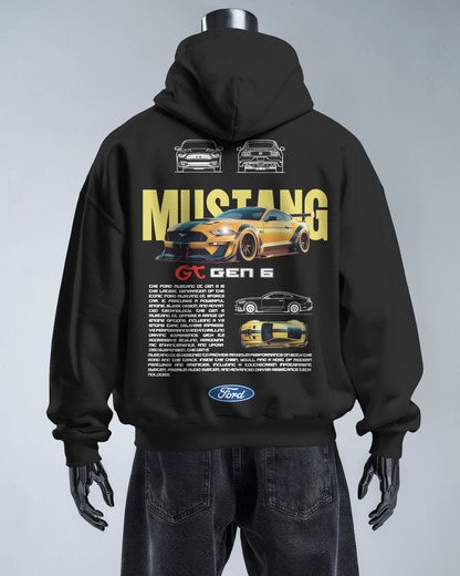 Ford Mustang Yellow - Hoodie