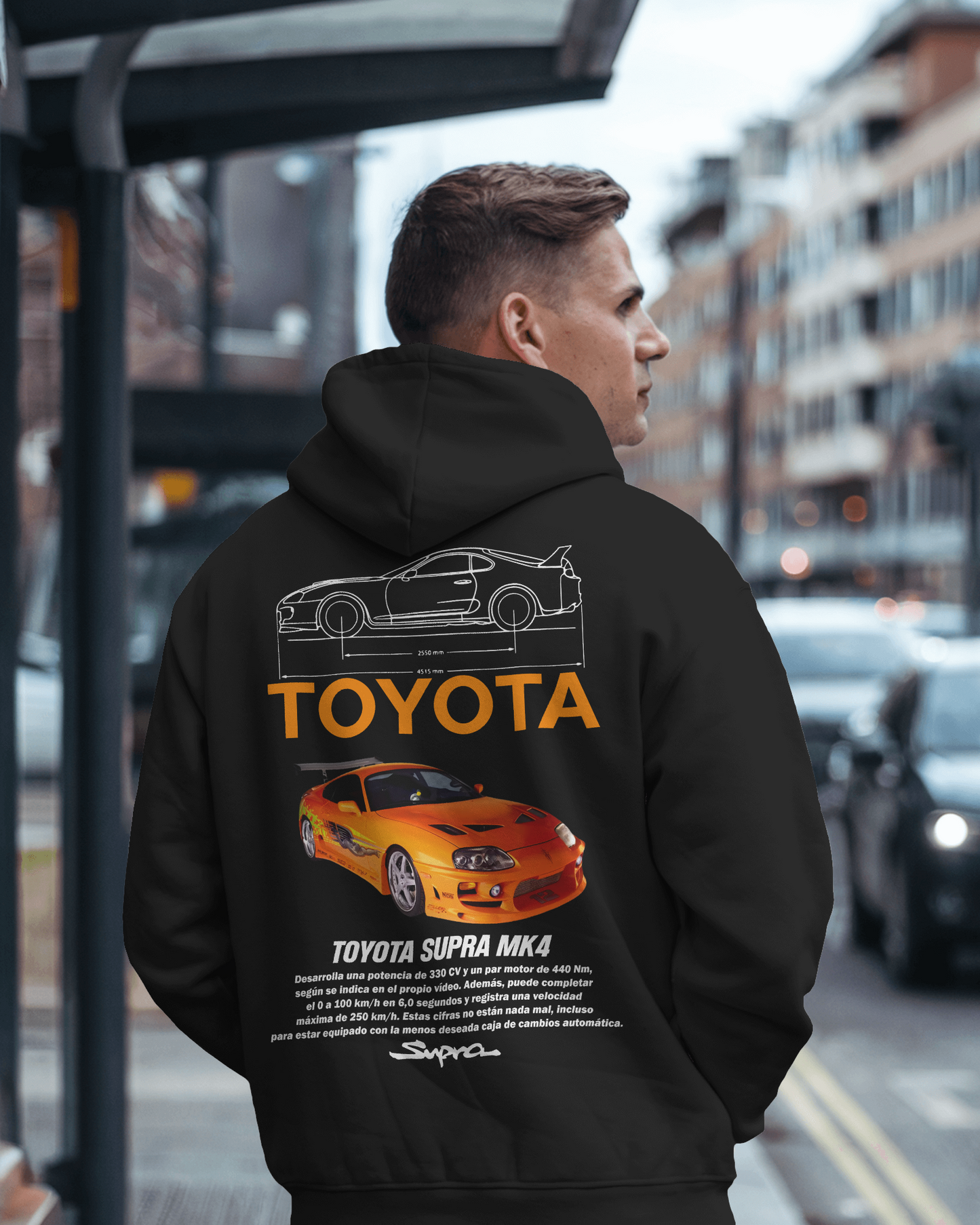 Toyota Supra Orange - Hoodie